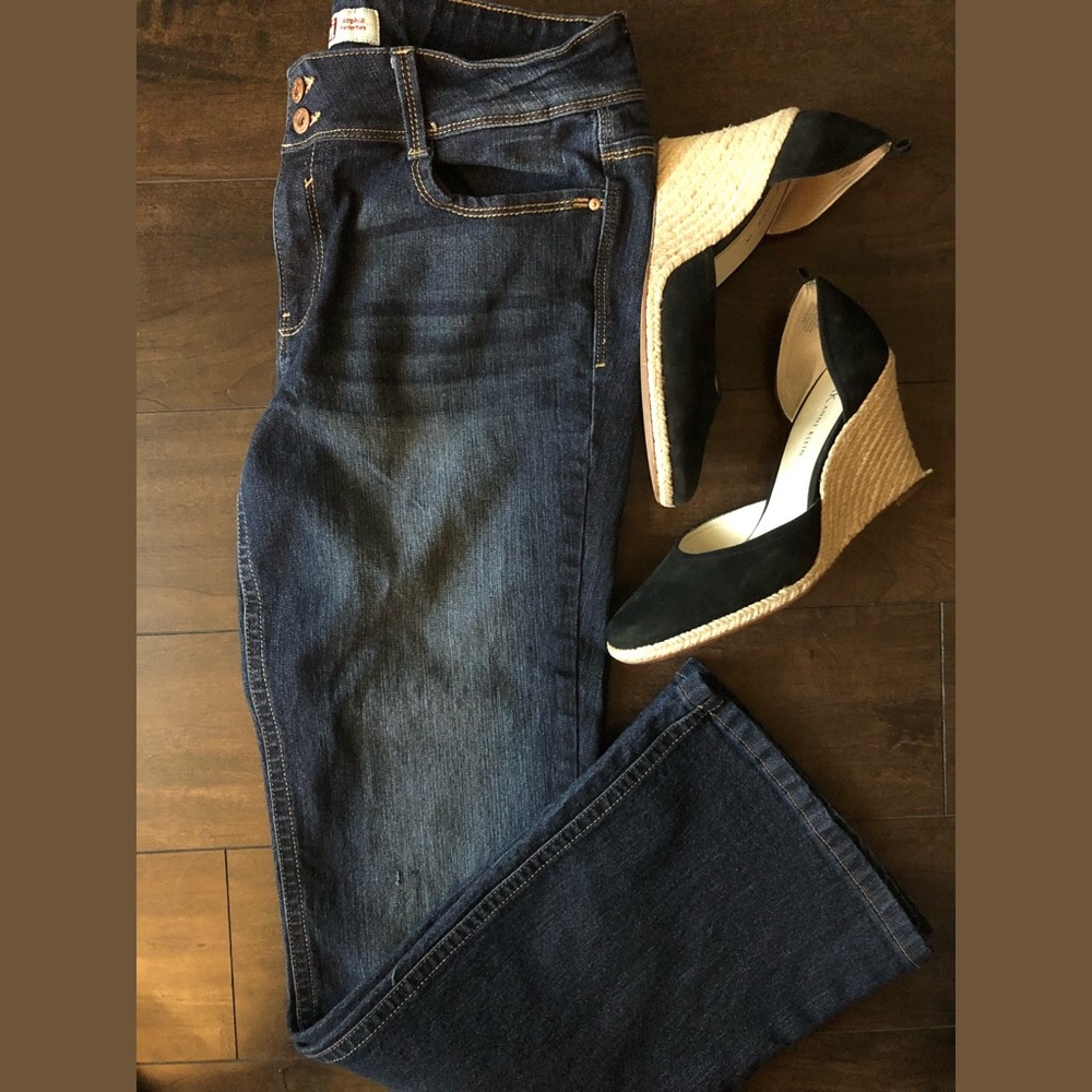 Lei Flare Dark wash Denim